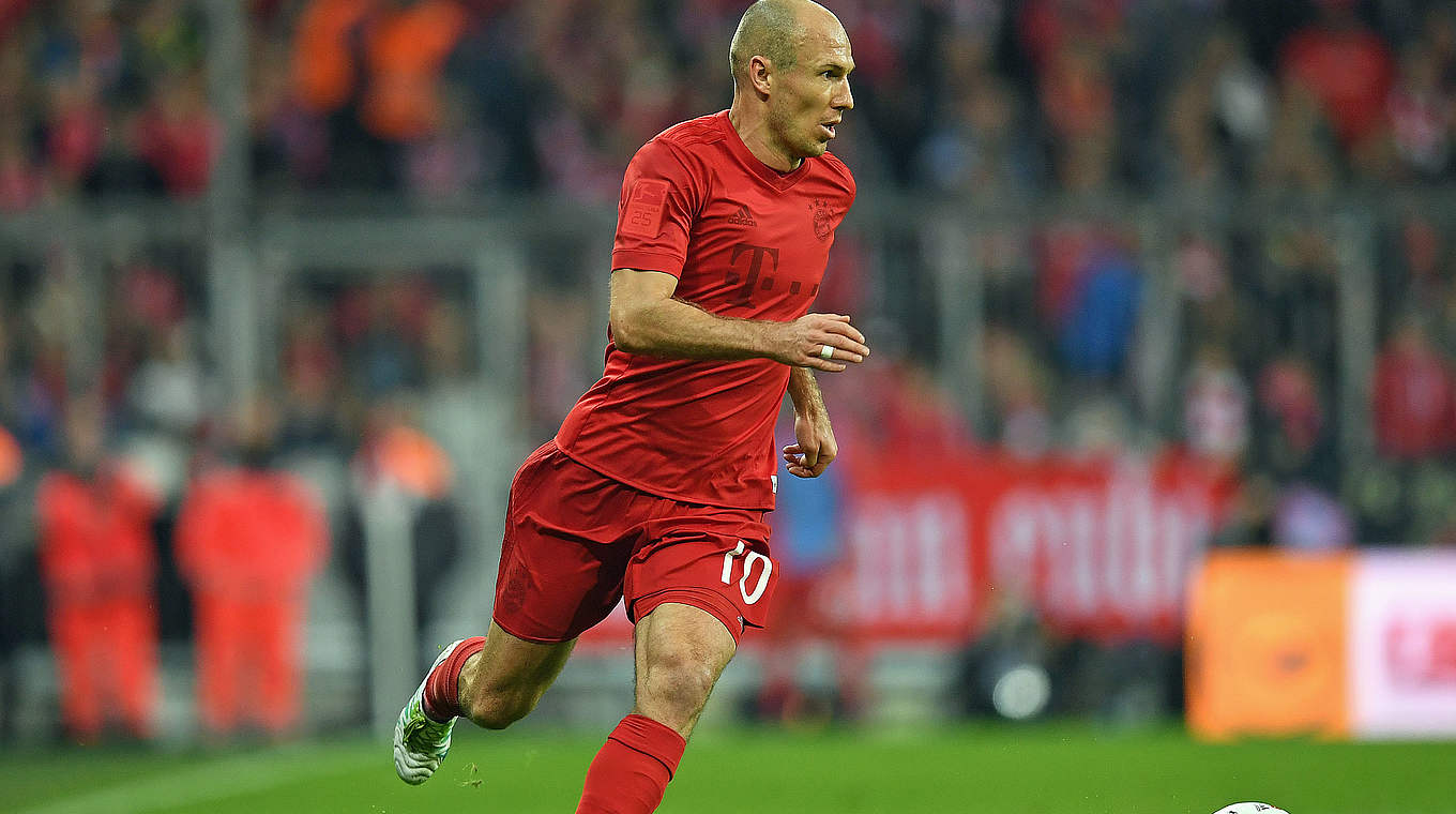 Steht in Mainz vor seinem 150. Bundesligaspiel: Bayerns Arjen Robben © 2016 Getty Images