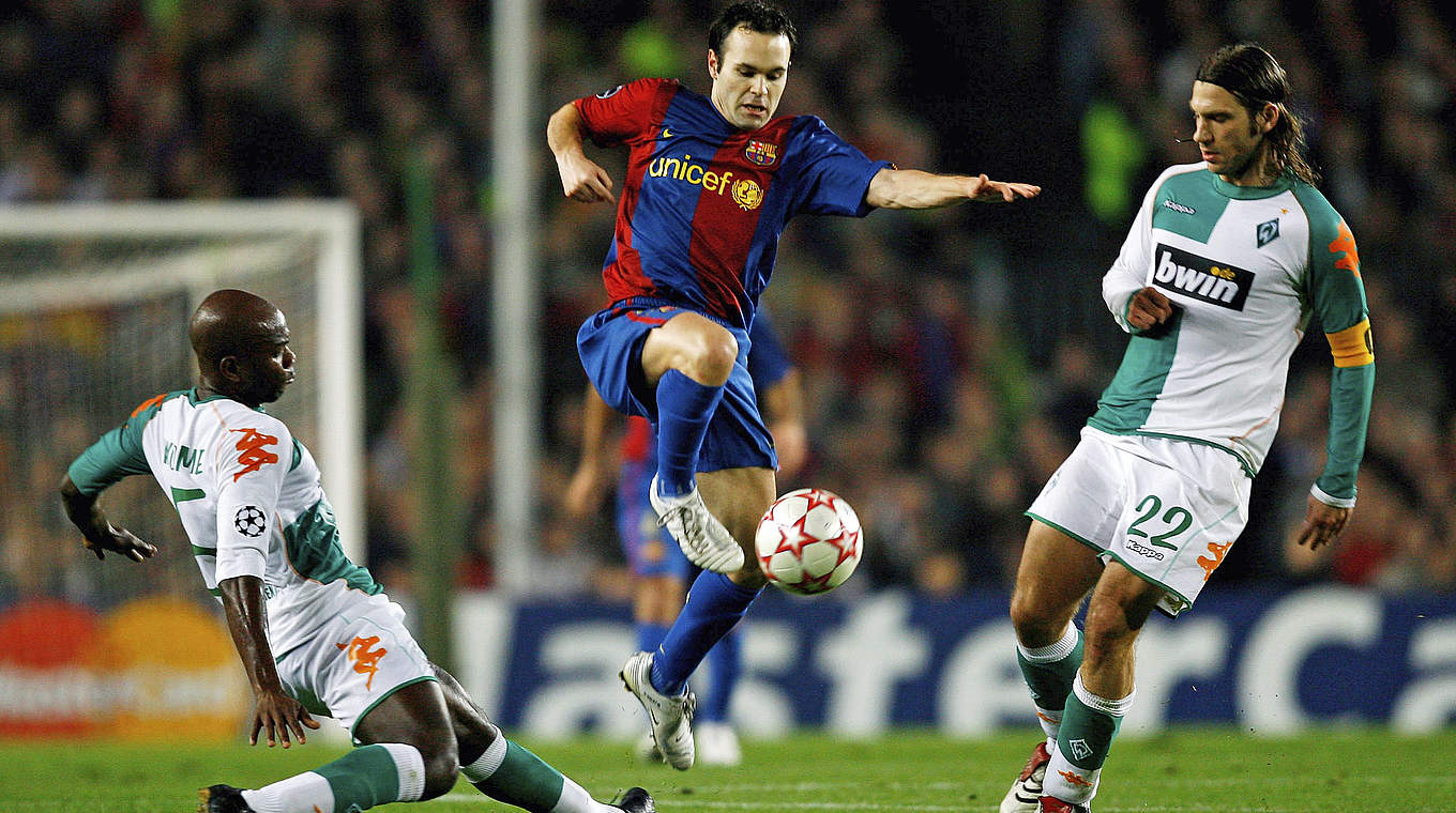 Aus in der Champions League nach 0:2 im Camp Nou: Bremen scheitert an Barcelona © 2006 Getty Images