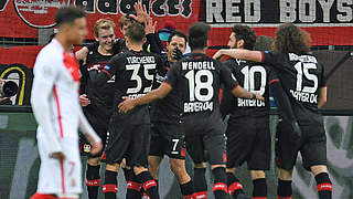 Starke Vorstellung: Bayer stellt mit dem 2:0 gegen Monaco einen neuen Klubrekord auf © 2016 Getty Images