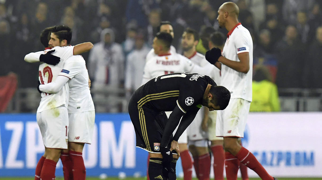 Der Europa-League-Sieger ist weiter dabei: Sevilla reicht ein 0:0 gegen Lyon © 2016 Getty Images