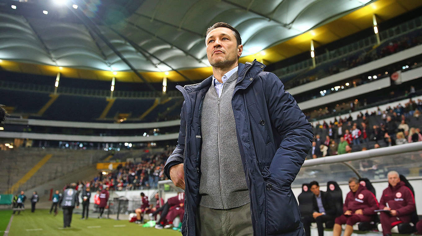 Hat seinen Kontrakt bei der Eintracht bis 2019 verlängert: Trainer Niko Kovac © 2016 Getty Images
