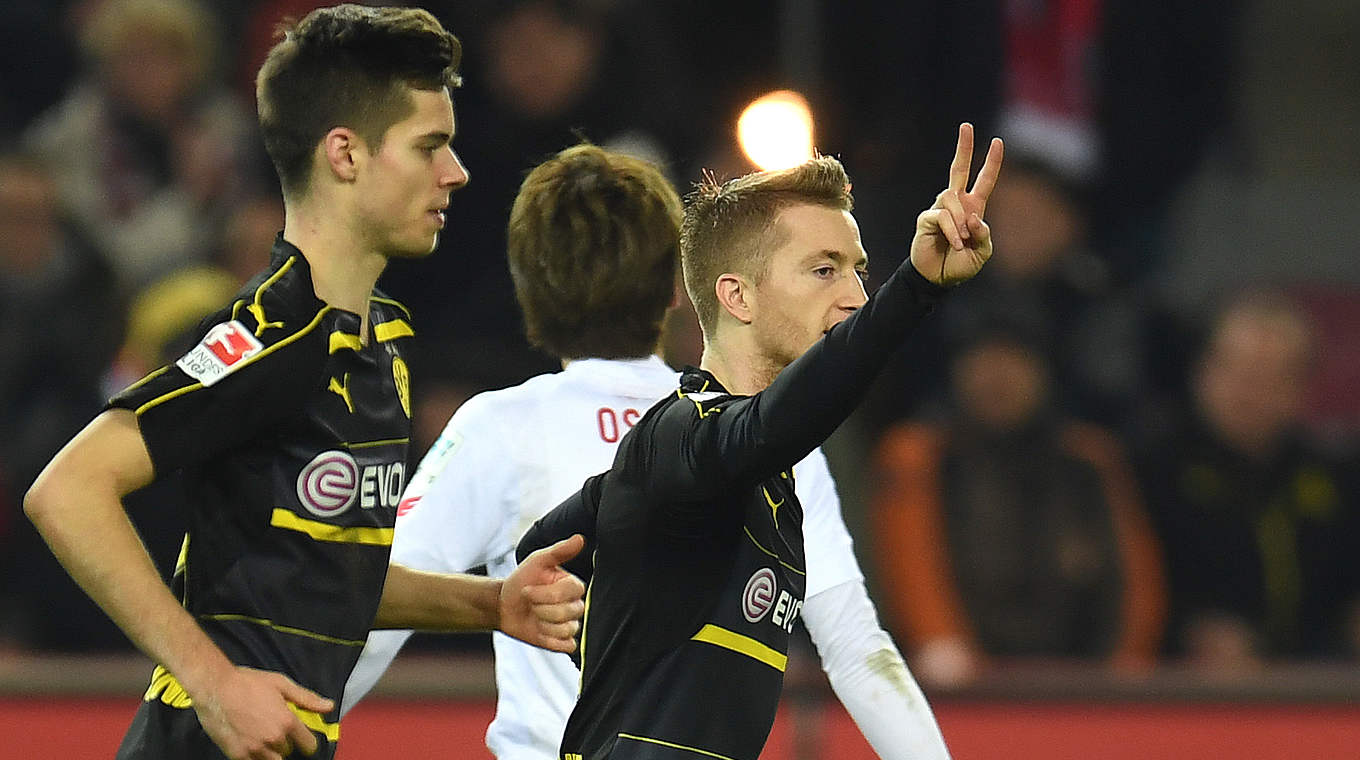 In letzter Minute: Marco Reus trifft in Köln zum 1:1 für den BVB © Getty Images