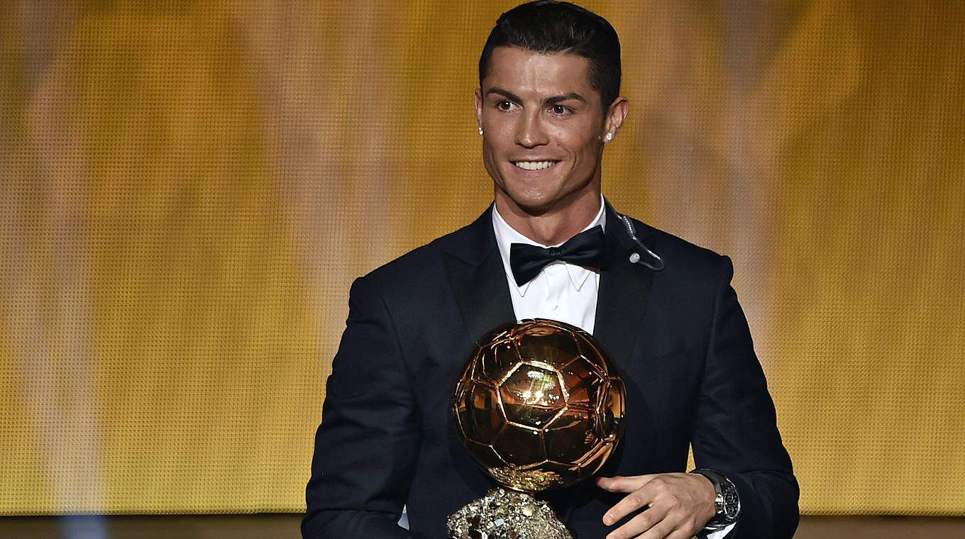 Cristiano Ronaldo wins the Ballon d’or DFB Deutscher FußballBund e.V.