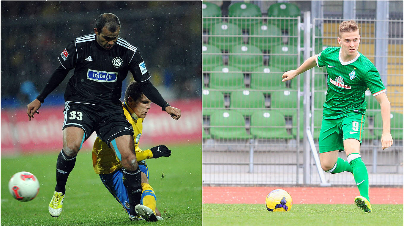 Sind im Probetraining beim SC Preußen Münster: Cidimar (l.) und Kobylanski © Getty Images/DFB