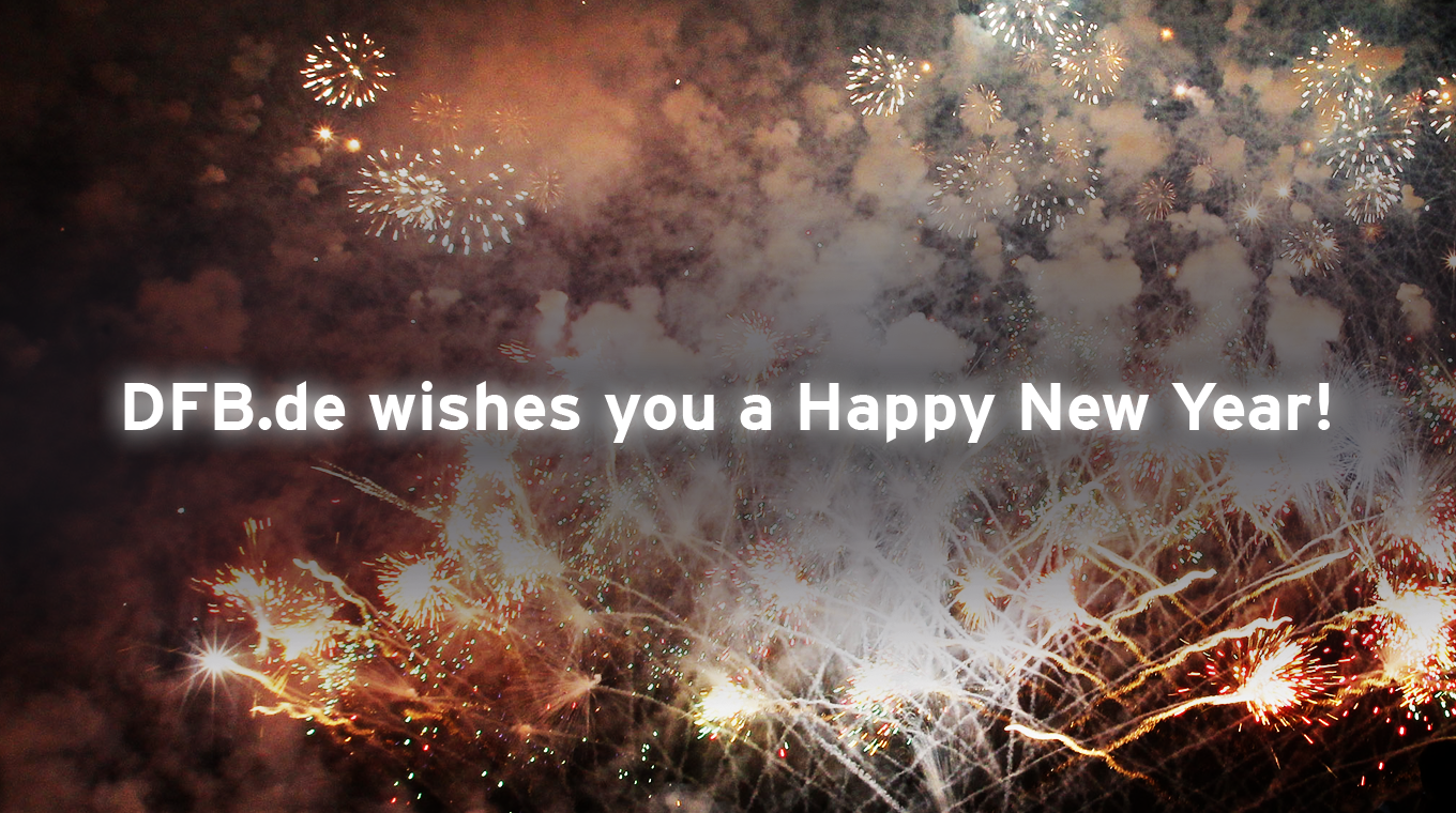 Happy New Year from everyone at DFB.de!  © 