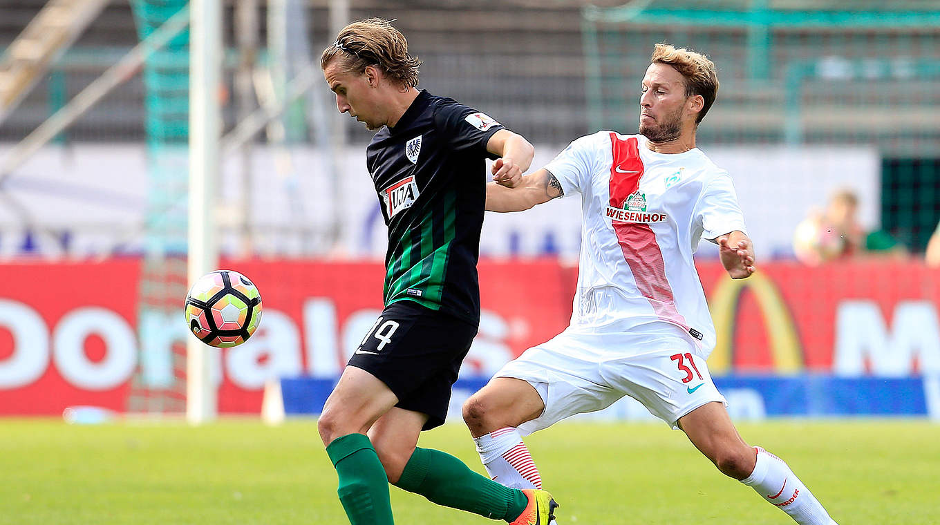 Verlässt Preußen Münster: Jesse Weißenfels (l.) © 2016 Getty Images