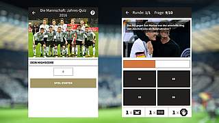 Teste Dein Wissen: mit dem Quiz in der Fan Club-App © 2016 Getty Images/DFB