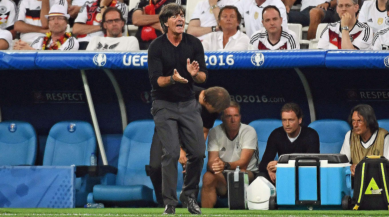 Löw and Die Mannschaft were knocked out of the Euros by France in the semi-final © AFP/Getty Images