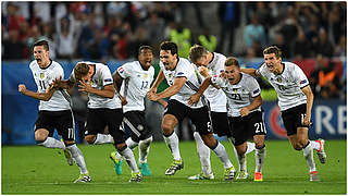 Emotionen pur: Deutschland schlägt Italien im Elfmeterschießen und zieht ins EM-Halbfinale ein © 2016 Getty Images