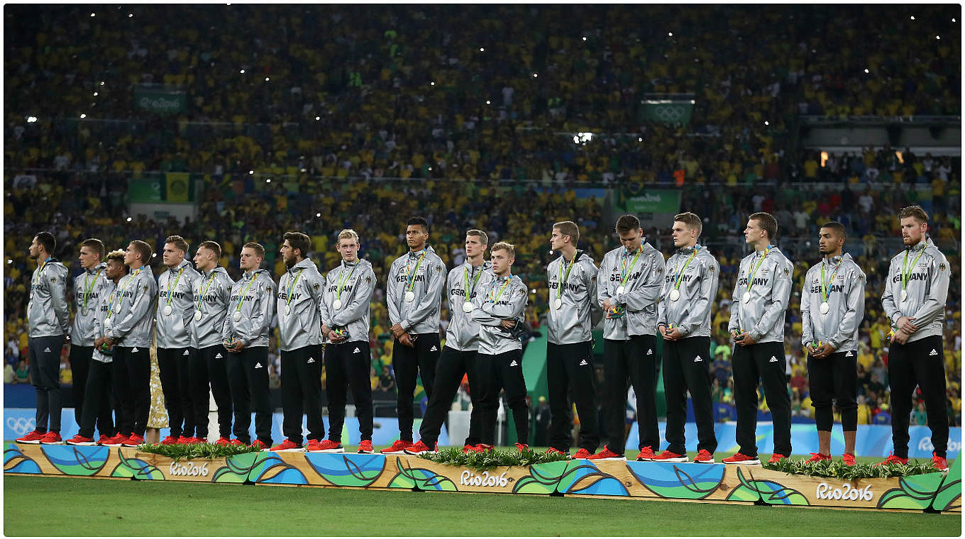 Großer Erfolg am Zuckerhut: Die DFB-Männer holen Olympisches Silber bei den Spielen in Rio © 2016 Getty Images