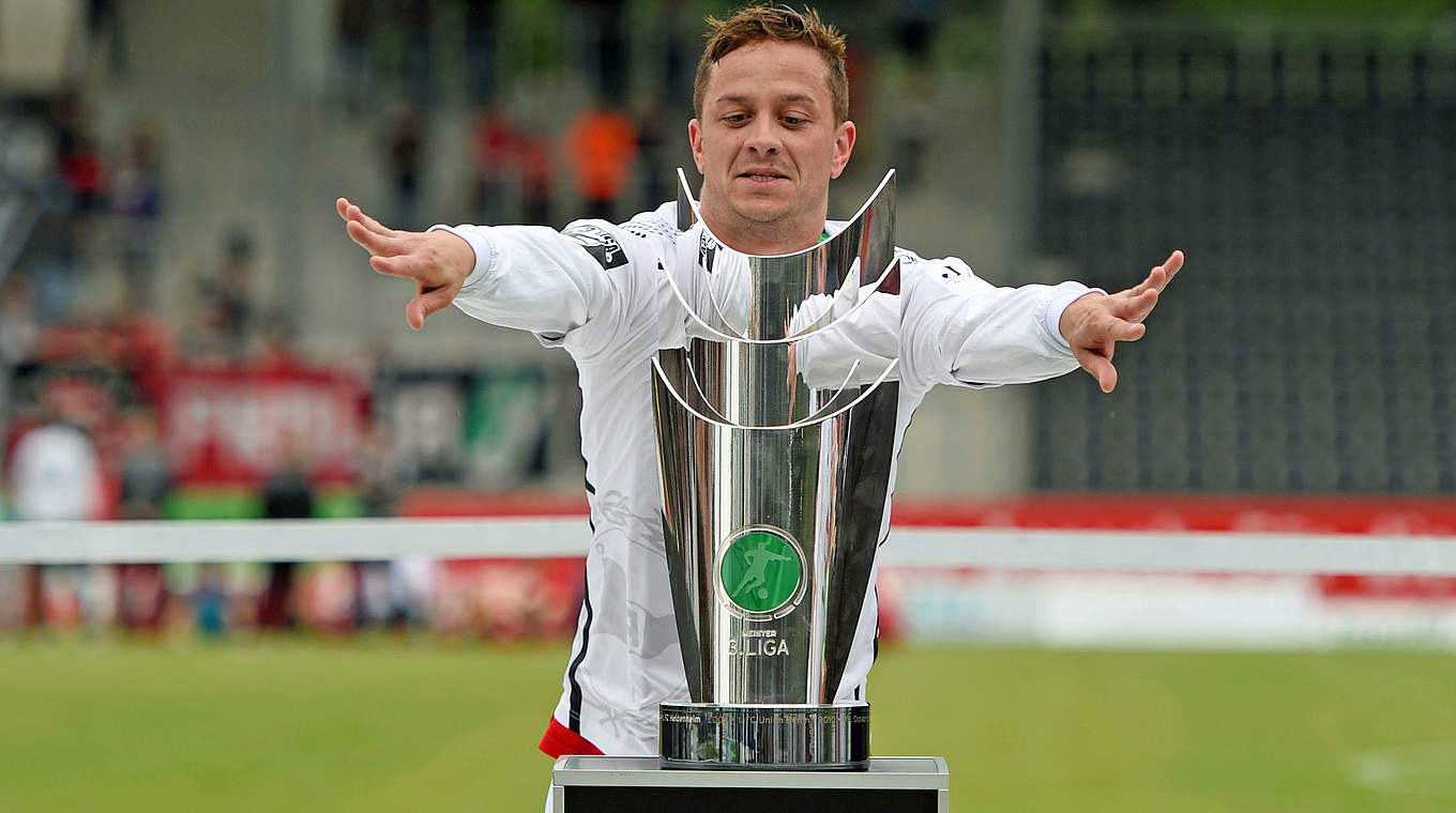 Mit Bielefeld Drittligameister 2015, jetzt in Münster: Christian Müller © 2015 Getty Images