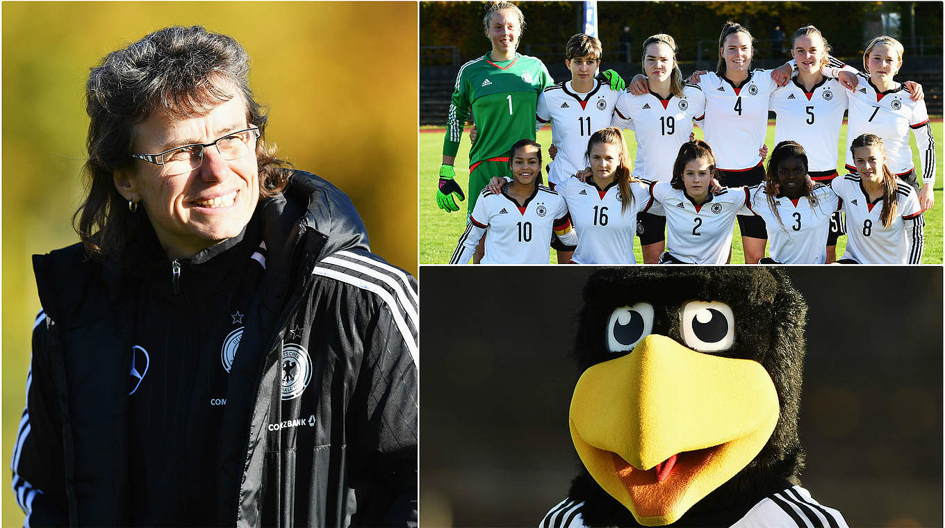 Freut sich auf den ersten Lehrgang in 2017: U 16-Trainerin Ulrike Ballweg (l.) © GettyImages/DFB