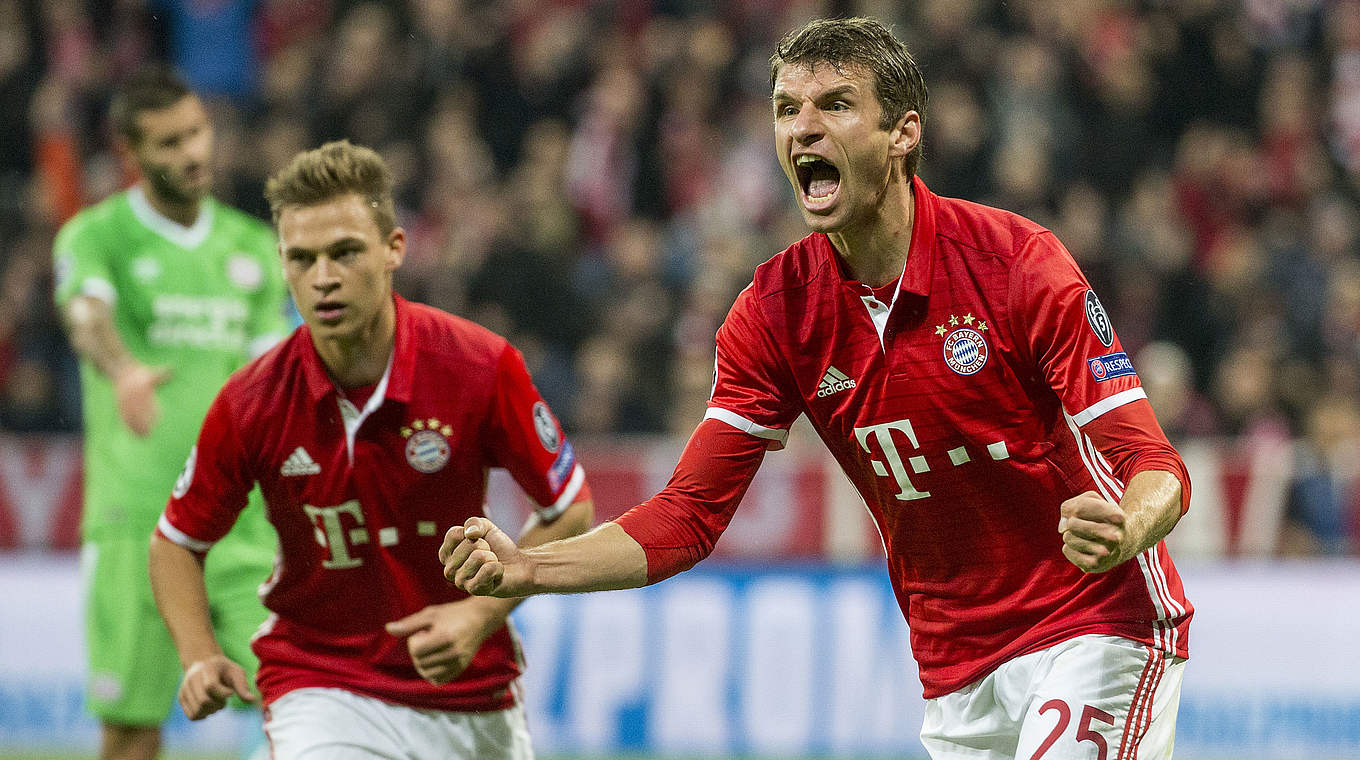 Müller has so far scored two Champions League goals this season.  © 2016 Getty Images