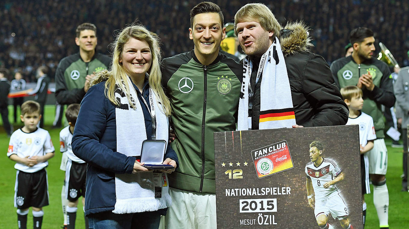 Vierte Wahl zum Nationalspieler des Jahres  - Mesut Özil 2015 © 2016 Getty Images
