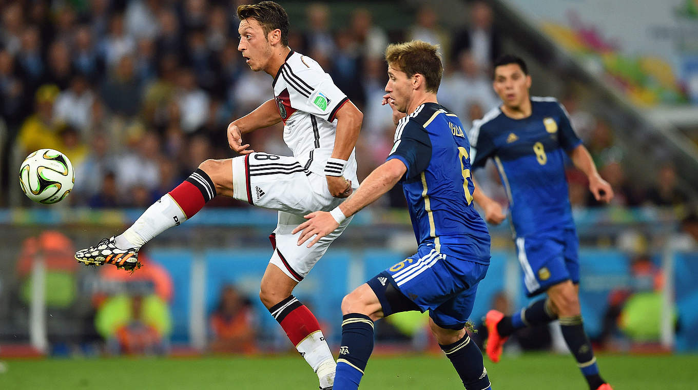 Mesut Özil im WM-Finale gegen Argentinien © 2014 Getty Images