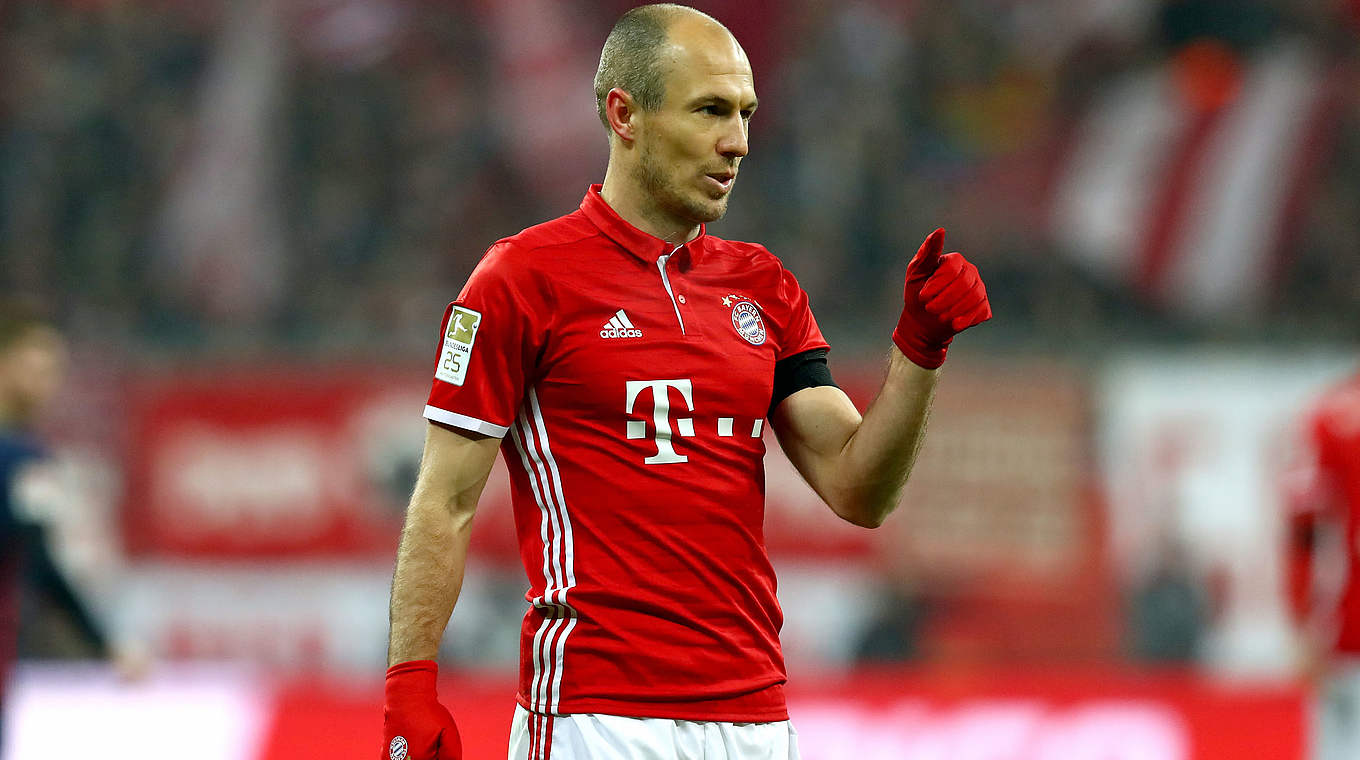 Bleibt bis 2018 in München: Arjen Robben © 2016 Getty Images