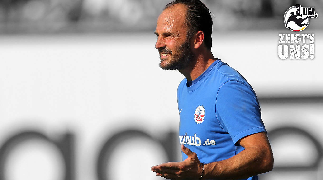 Hansa-Trainer Christian Brand: "Unser primäres Ziel ist die Marke von 45 Punkten" © Getty Images/DFB