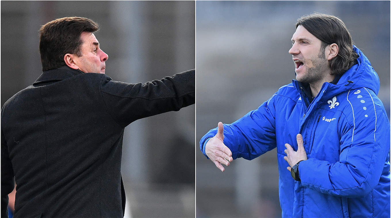 Neue Trainer in ihren Vereinen: Dieter Hecking (l.) und Torsten Frings © Getty Images/Collage dfb
