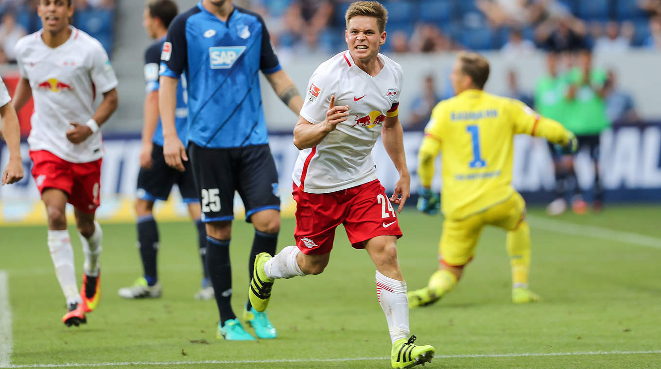 Läuft in der Bundesliga zehnmal für Hoffenheim auf: RB-Kapitän Dominik Kaiser © 2016 Getty Images