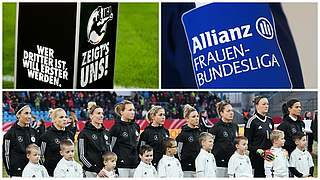 Medienrechte bis 2022 vergeben: 3. Liga, Allianz Frauen-Bundesliga und DFB-Frauen © Getty Images/Collage DFB