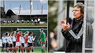 Reist mit 20 Spielerinnen an die Algarve: die deutsche U 16 um DFB-Trainerin Ballweg (r.) © Getty Images/DFB