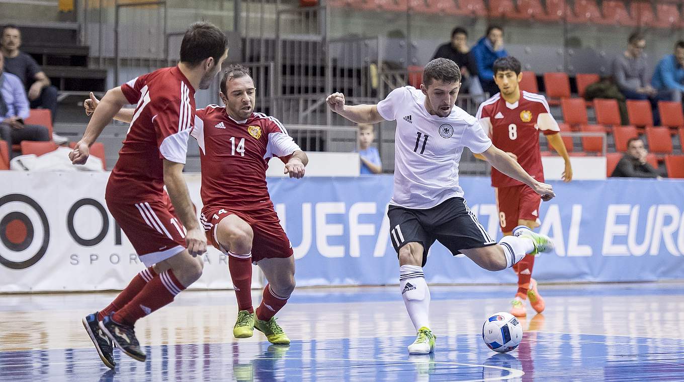 Auftaktniederlage gegen Armenien: Durim Elezi und das deutsche Futsal-Nationalteam © Getty Images