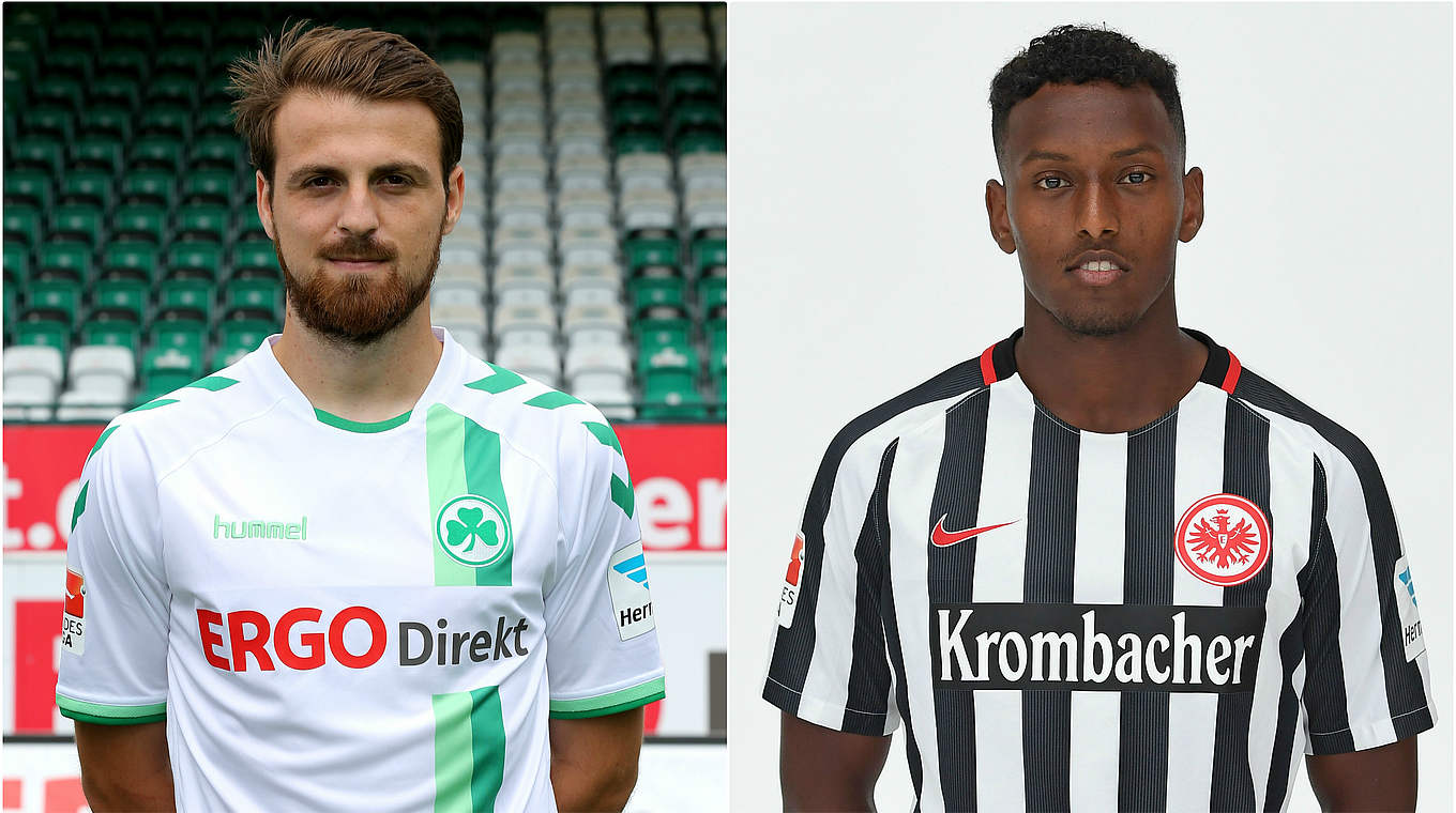 Neues Duo für Holstein Kiel: Ilir Azemi (li.) und Joel Gerezgiher © Getty Images/Collage DFB