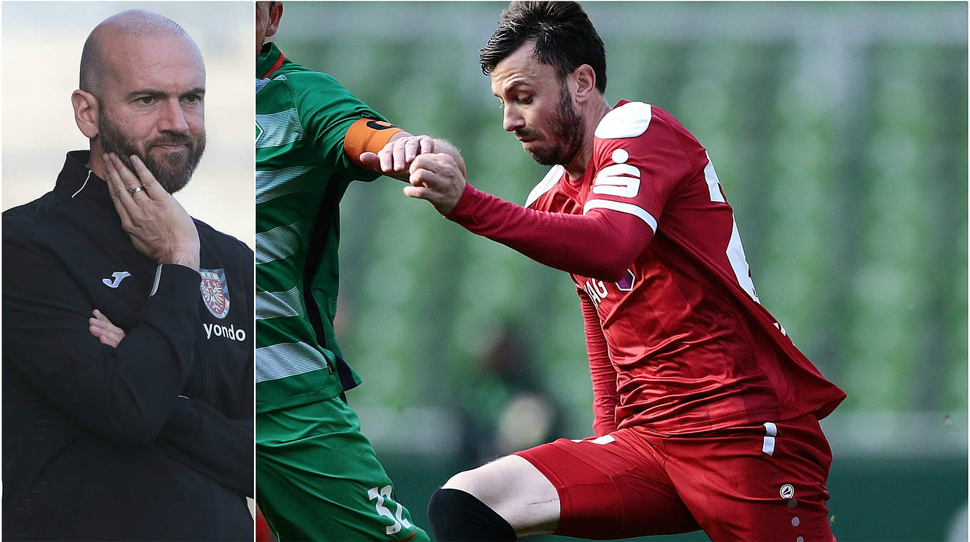 Vrabec (l.) warnt vor Kammlott (r.): "Wir dürfen ihn nicht aus den Augen verlieren" © Getty Images/Collage DFB