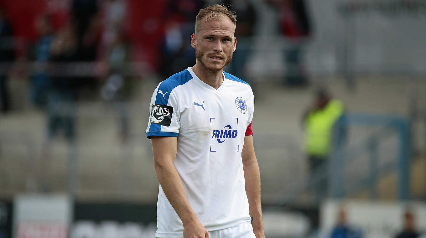 Fehlt Lotte gegen Wiesbaden gelbgesperrt: Kapitän Gerrit Nauber © 2016 Getty Images