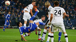 Schalke beat Sandhausen 3-0 the last time the two teams met in the cup © 2012 Getty Images