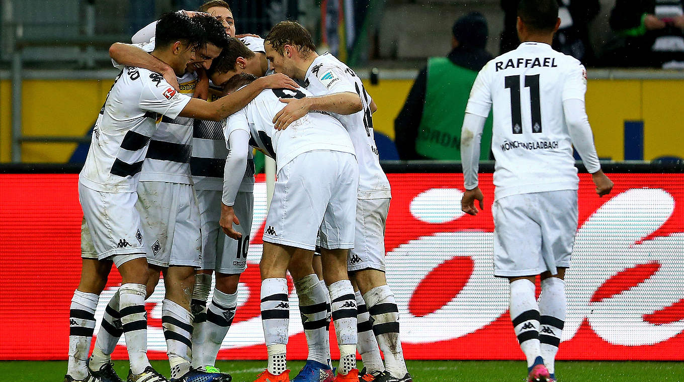 Borussia celebrated their first home win of 2017.  © 2017 Getty Images