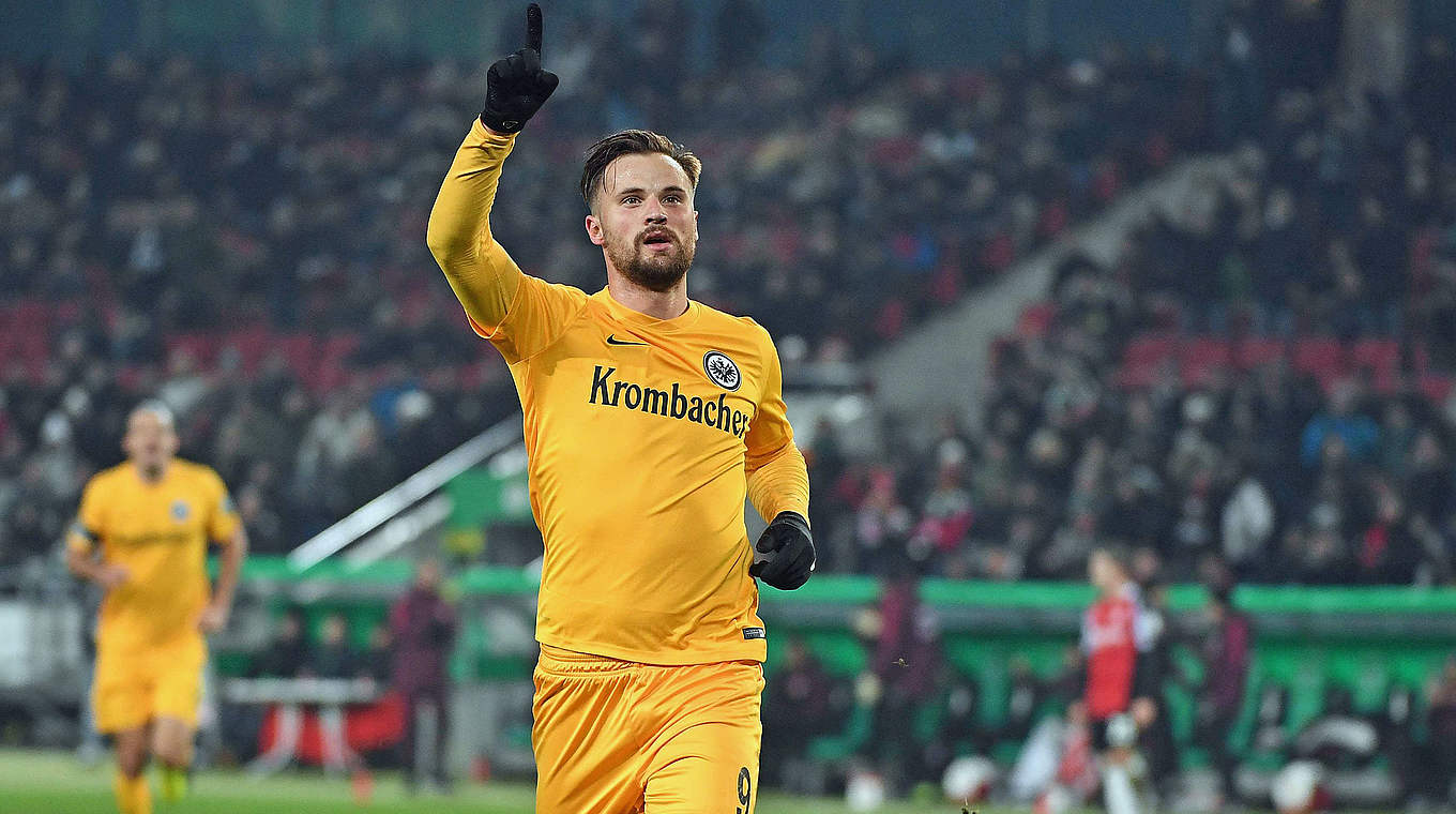 Haris Seferovic proved to be the match-winner for Eintracht. © Getty Images