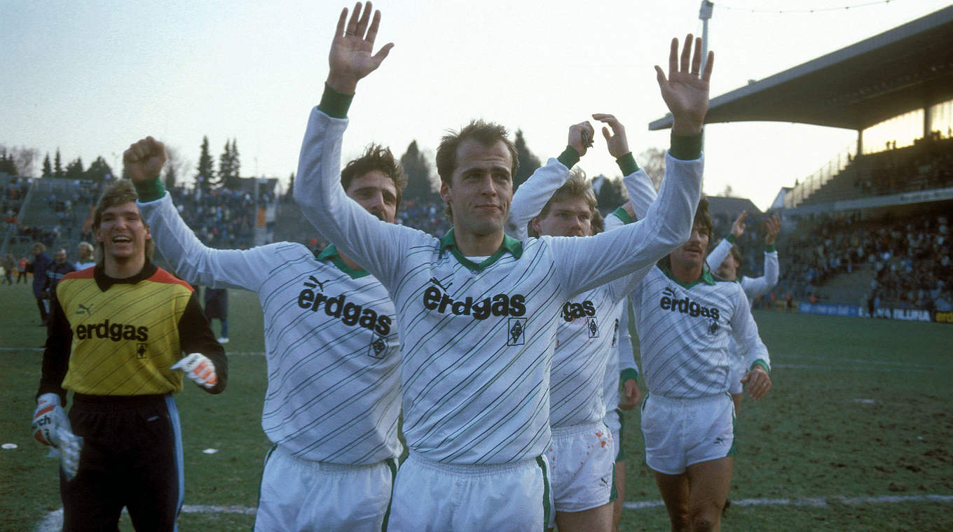 Der höchste Auswärtssieg: Gladbach gewinnt 1987 mit 7:1 in Bremen © imago sportfotodienst