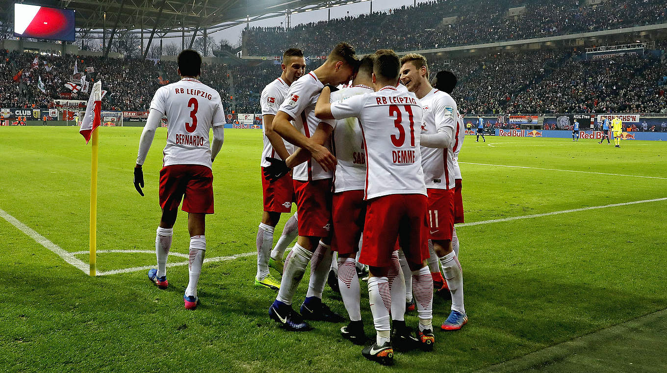 RB Leipzig jagt den nächsten Rekord: Bester Aufsteiger nach 20 Bundesliga-Spieltagen? © 2017 Getty Images