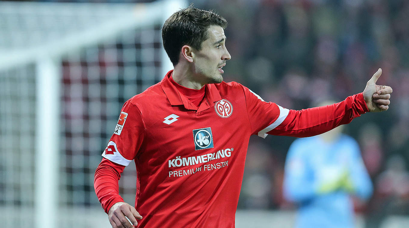 Bojan was able to celebrate his full debut with a win © 2017 Getty Images