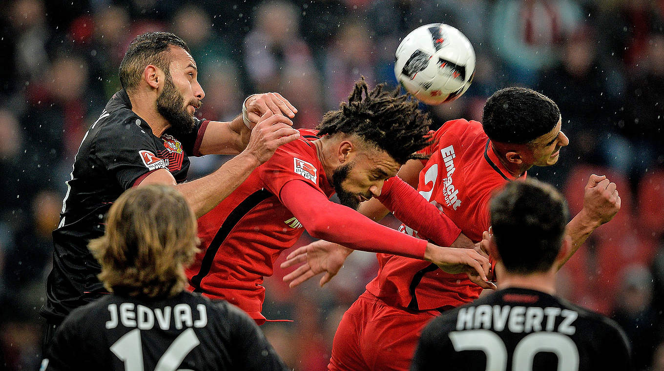 Bayer Leverkusen ended their winless run against Eintracht Frankfurt.  © AFP/Getty Images