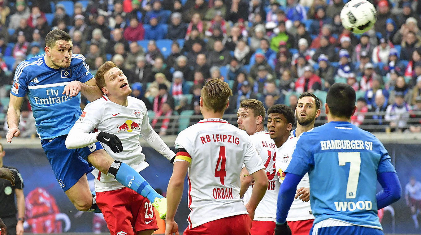 Hamburg ended Leipzig's unbeaten home run.  © AFP/Getty Images