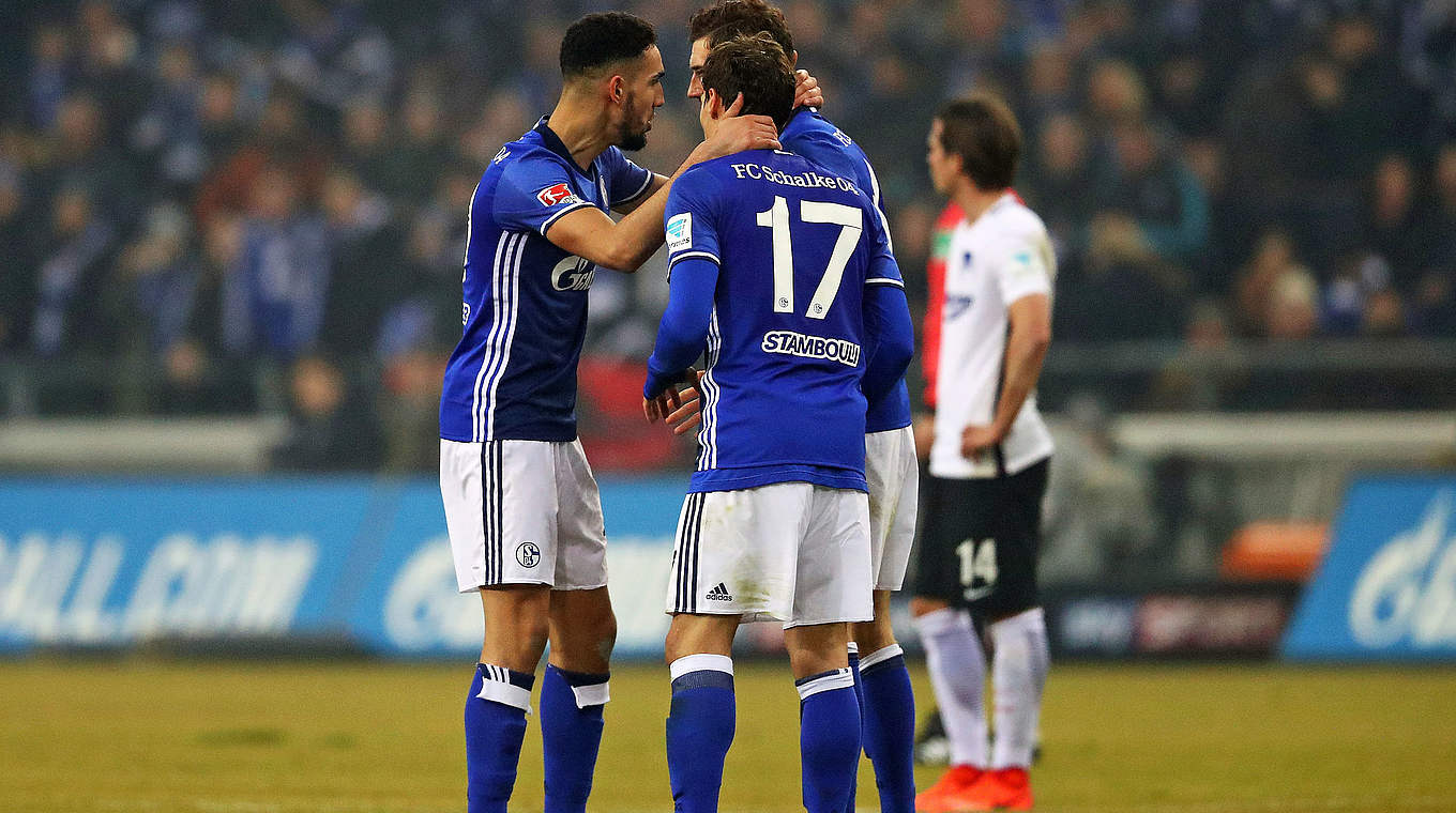 Schalke maintained their good form with a win over Hertha BSC © 2017 Getty Images