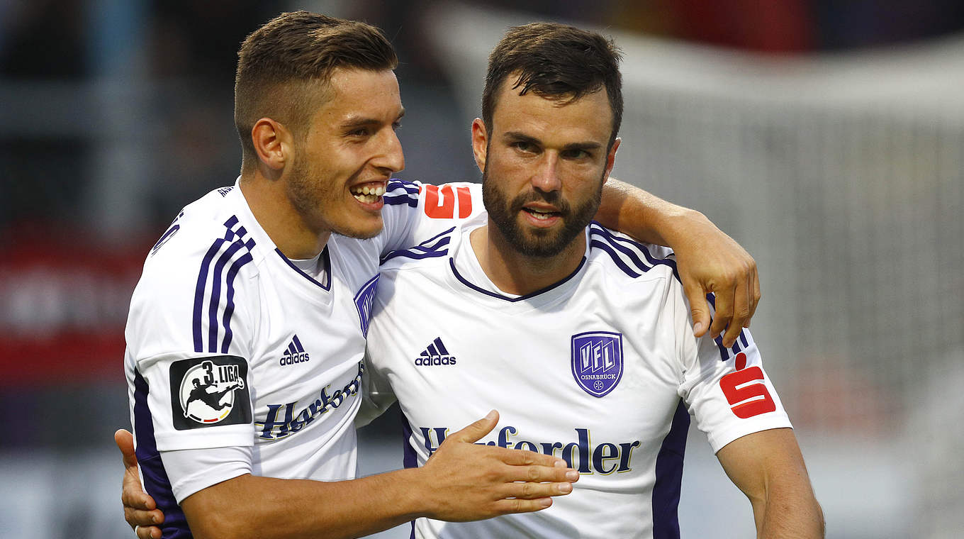 Könnte gegen Magdeburg sein 50. Drittligaspiel bestreiten: Bashkim Renneke (l.) © 2016 Getty Images