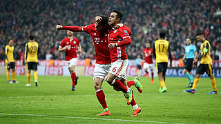 Two-goal Thiago was sensational in Bayern's demolition of Arsenal © 2017 Getty Images