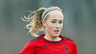 Eine von drei Münchner Torschützinnen: die U 17-Nationalspielerin Sydney Lohmann © Getty Images