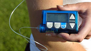 Mit einer Insulin-Pumpe kann der Wert gemessen und kontrolliert werden. © Portland Press Herald