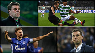Treffen im internationalem Wettbewerb: Schalke spielt im Achtelfinale gegen Gladbach © Getty Images/Collage DFB