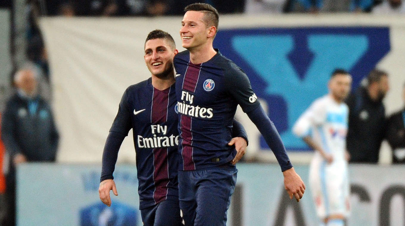 Julian Draxler's netted in one of PSG's most important games of the season © FRANCK PENNANT/AFP/Getty Images