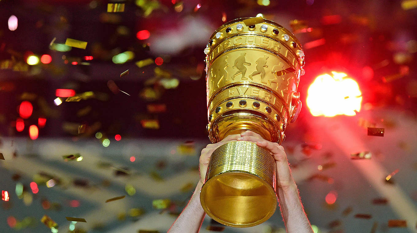 Fünf Teams sind noch dabei: Ziel ist das Finale am 27. Mai im Olympiastadion Berlin © AFP/Getty Images