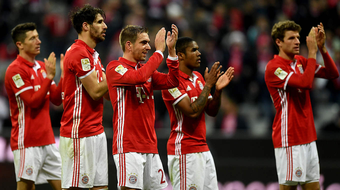 Souveräner Sieg: Titelverteidiger Bayern München zieht ins Pokal-Halbfinale ein © 2017 Getty Images