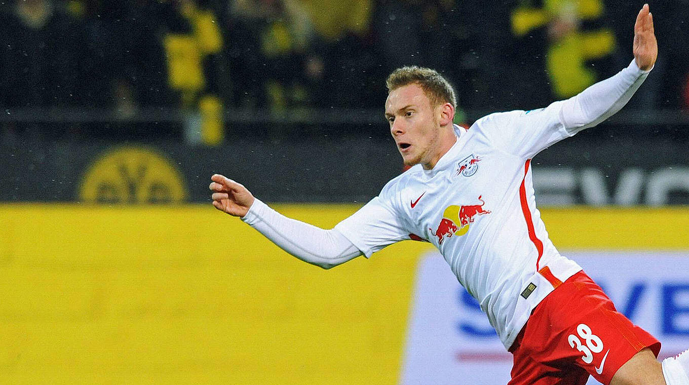 Zwei Tore im Derby gegen den Stadtrivalen Lok Leipzig: RB-Jungprofi Federico Palacios © imago/Uwe Kraft