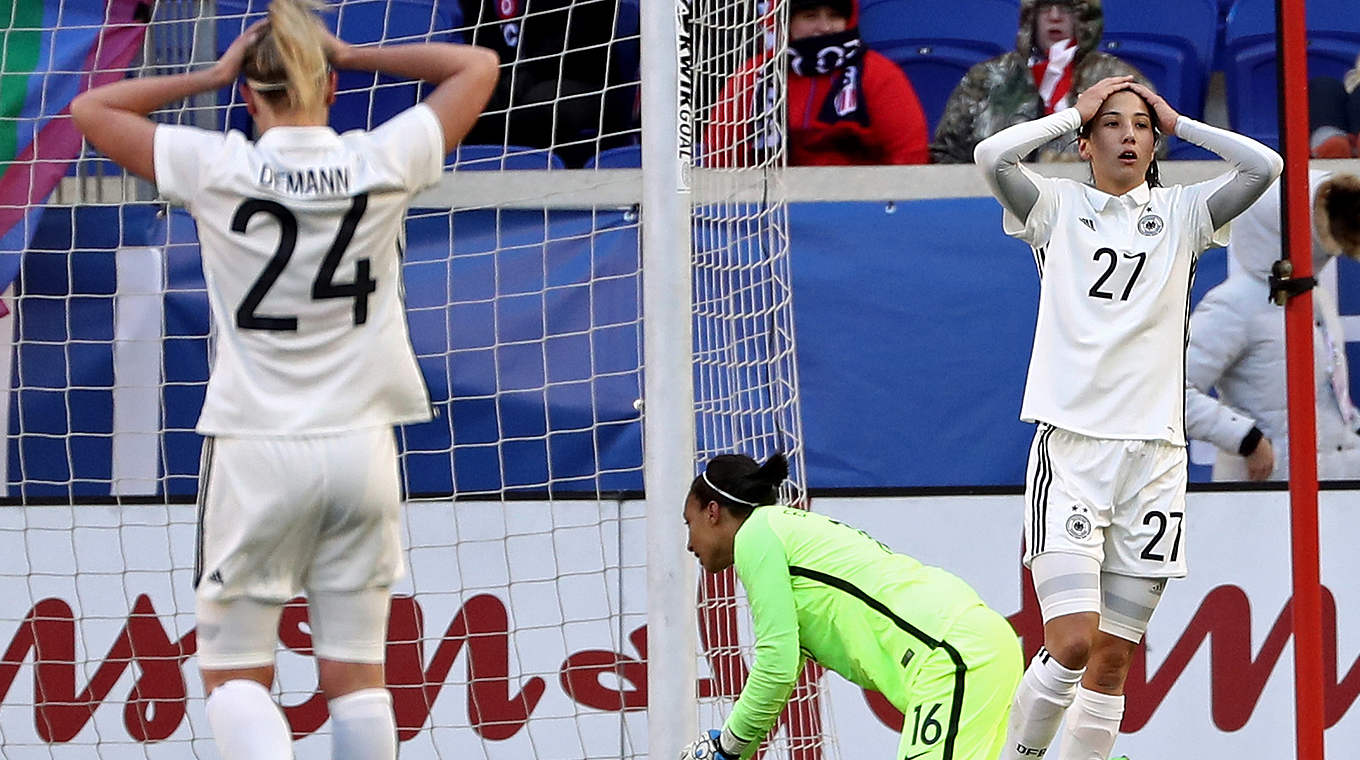 Däbritz on the France game: We had so many chances to win.  © 2017 Getty Images