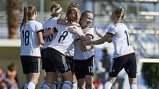 Überlegener Turniersieg in La Manga: Die U 19-Frauen besiegen auch Schottland © 2017 Getty Images