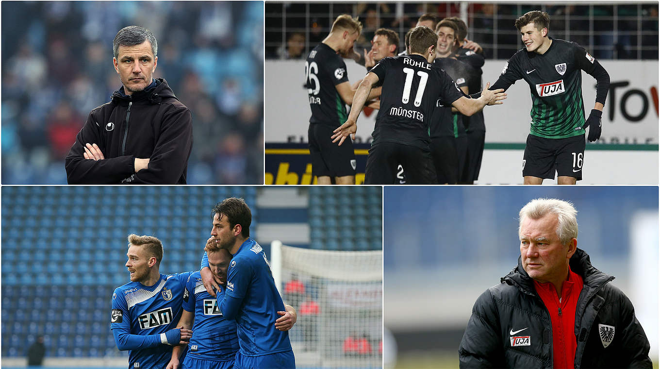 Aufstiegsrennen und Abstiegskampf: Magdeburg trifft auf Münster
 © Getty Images/Collage DFB